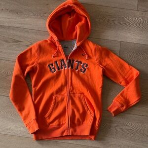 Nike Kids Orange Giants Zip-Up Hoodie